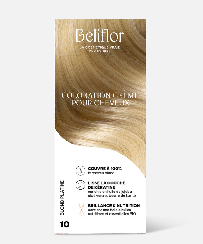 Coloration Crème n°10 Blond Platine