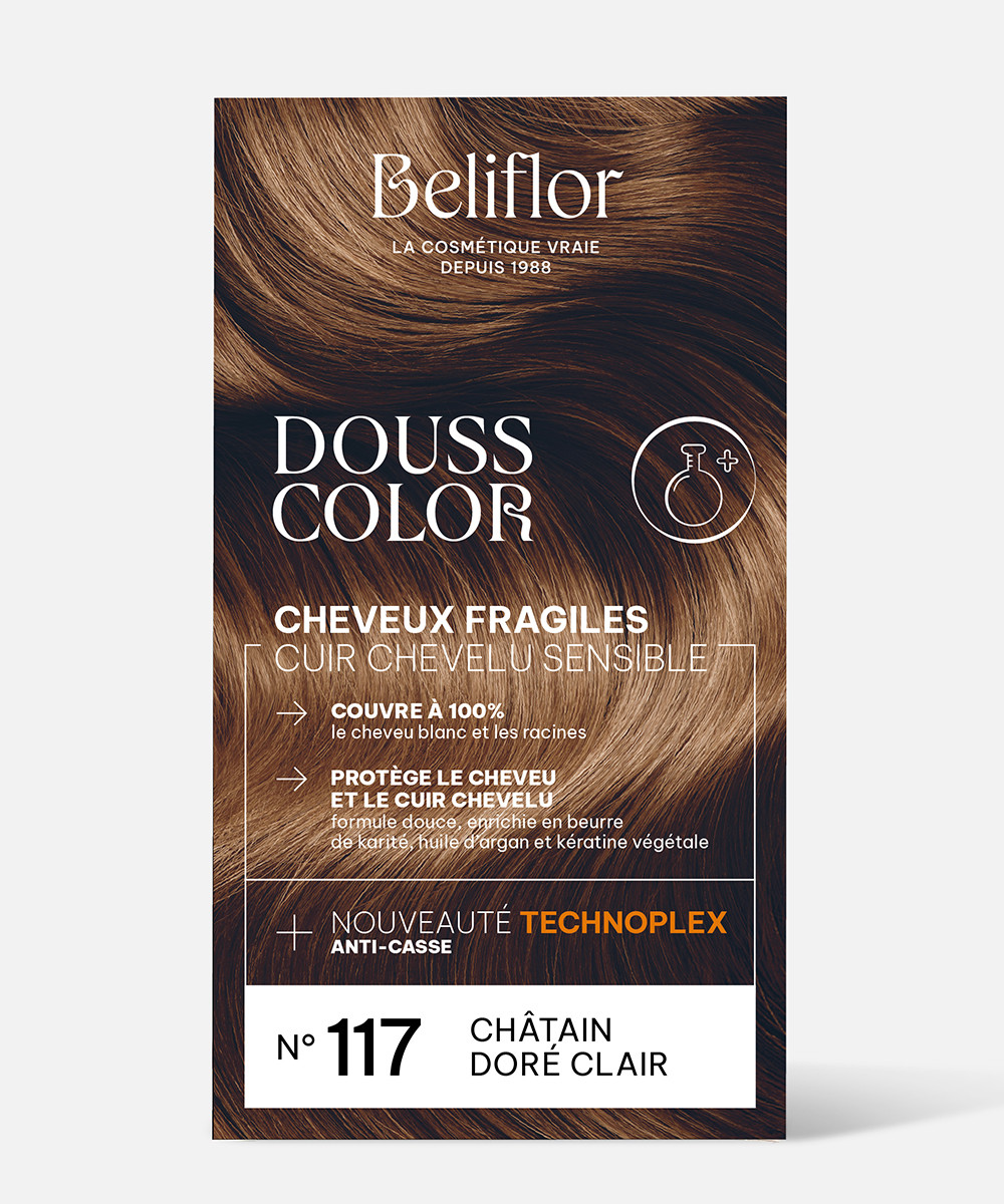 Douss Color n°117 Châtain Doré Clair - Colorations - Beliflor